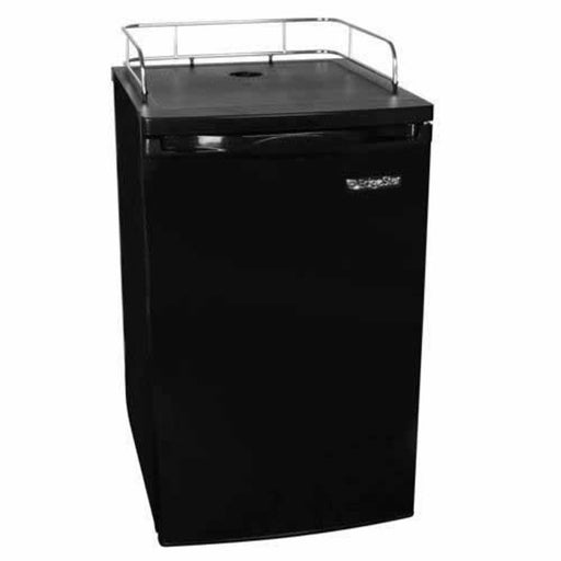 Free Standing Keg Convection Refrigerator Black Reversible 20