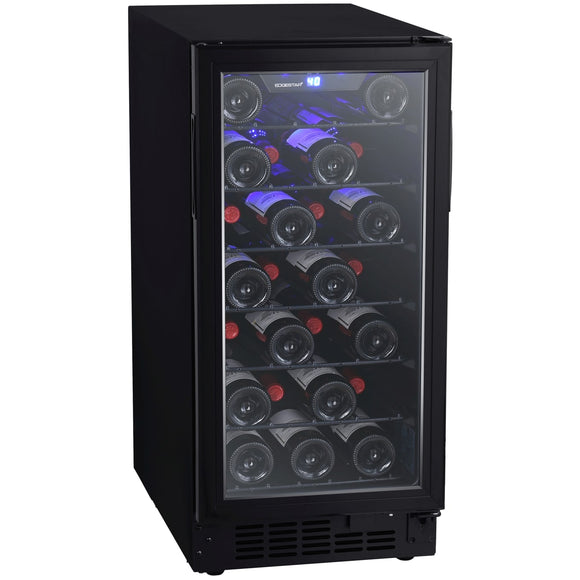 Free Standing Wine Cooler Black 15 Reversible