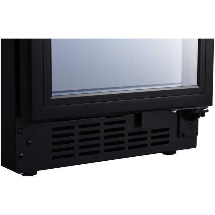 Edgestar BWR301BL 15" Wide 25 Bottle Built-In Single Zone Wine Cooler in Black