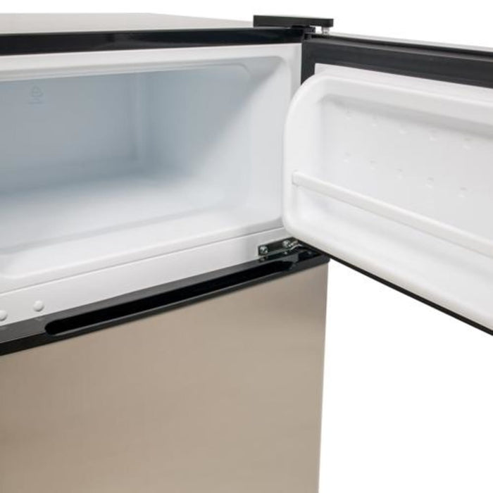 Edgestar CRF321SS 19" Wide 3.1 Cu. Ft. Energy Star Rated Fridge/Freezer in Stainless Steel