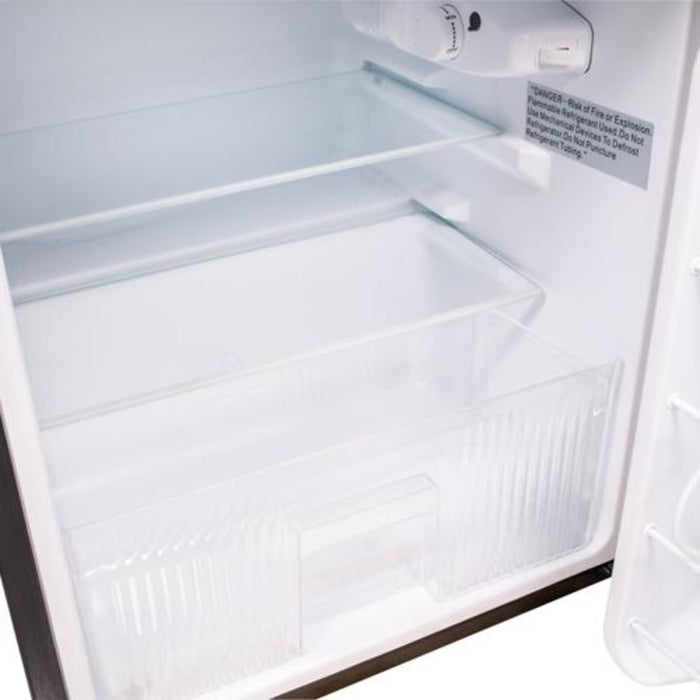 Edgestar CRF321SS 19" Wide 3.1 Cu. Ft. Energy Star Rated Fridge/Freezer in Stainless Steel