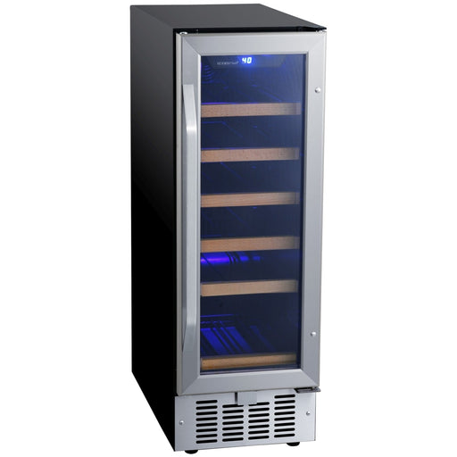 Du/Mnt Wine Cooler Black & Stainless Steel 12 Reversible