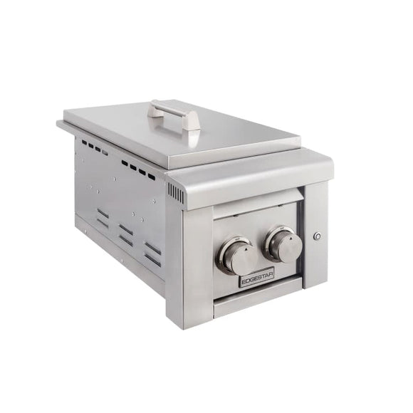 Outdoor Double Sided Burner Stainless Steel Lpt With Lid