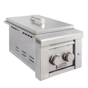 Outdoor Double Sided Burner Stainless Steel Natural With Lid