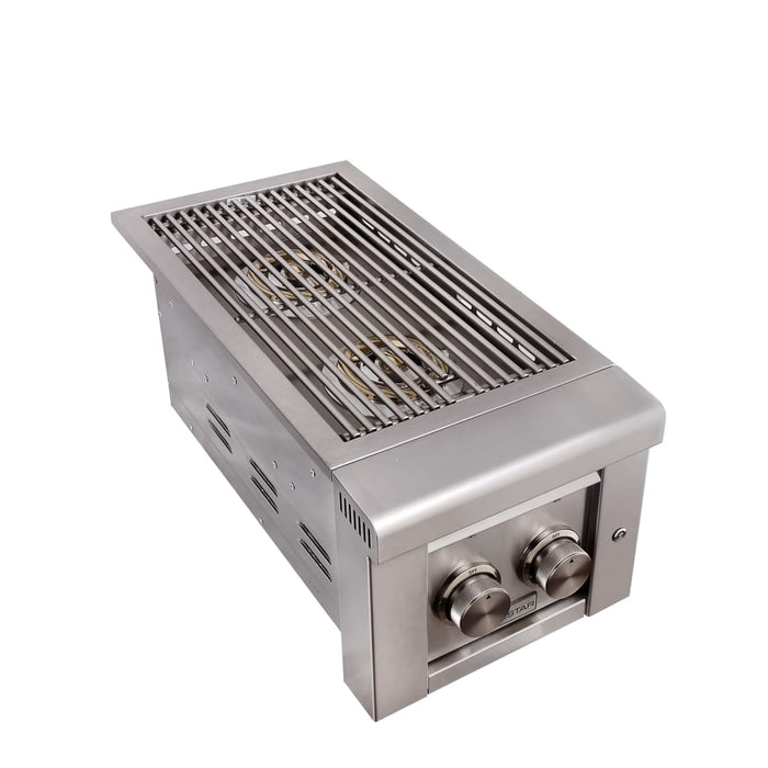 Edgestar ESB2NG 26000 BTU 13" Wide Natural Gas Side Burner in Stainless Steel