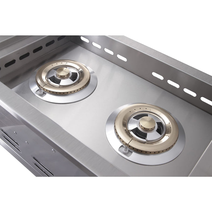 Edgestar ESB2NG 26000 BTU 13" Wide Natural Gas Side Burner in Stainless Steel