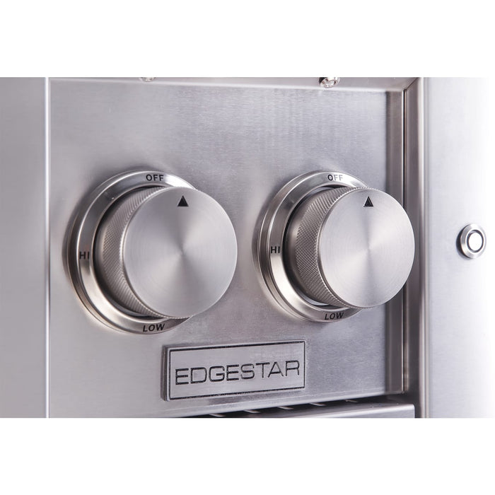Edgestar ESB2NG 26000 BTU 13" Wide Natural Gas Side Burner in Stainless Steel