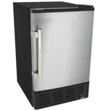 12Lb Free Standing Ice Maker Stainless Steel 15 Right Hand