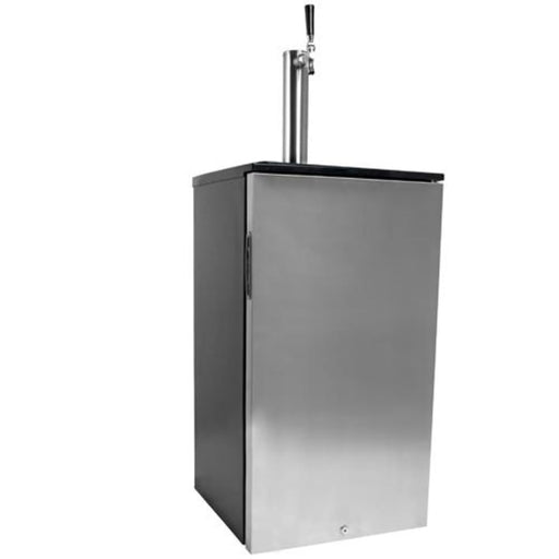 5 Gang Kegerator Black & Stainless Steel 18 Right Hand