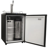 Edgestar KC3000 24" Wide Kegerator in Black