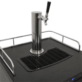 Edgestar KC3000 24" Wide Kegerator in Black