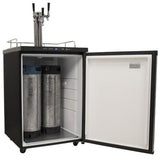 Edgestar KC3000SSTRIP 24" Wide Triple Tap Kegerator in Stainless Steel