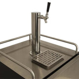 Edgestar KC7000SS 24" Wide Kegerator for Full Size Kegs in Stainless Steel