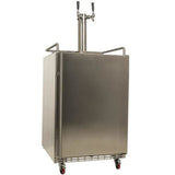 Edgestar KC7000SSODTWIN 24" Wide Outdoor Double Tap Kegerator for Full Size Kegs in Stainless Steel