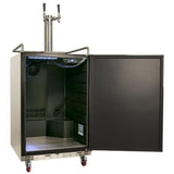 Edgestar KC7000SSODTWIN 24" Wide Outdoor Double Tap Kegerator for Full Size Kegs in Stainless Steel