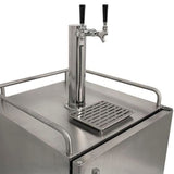 Edgestar KC7000SSODTWIN 24" Wide Outdoor Double Tap Kegerator for Full Size Kegs in Stainless Steel