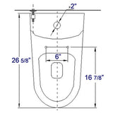 EAGO R-222SEAT Replacement Soft Closing Toilet Seat for TB222