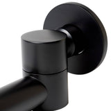 ALFI Brand AB6601-BM Black Matte Round Foldable Tub Spout
