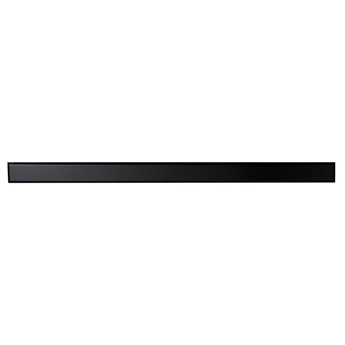 ALFI Brand ABLD47B-BM 47" Black Matte Brushed Stainless Steel Linear Shower Drain with Solid Cover