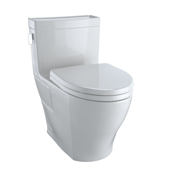 TOTO Legato WASHLET+ 1-Piece Elongated 1.28 GPF Skirted Toilet, Colonial White, SKU: MS624124CEFG#11