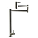 ALFI Brand AB5018-BSS Brushed Stainless Steel Retractable Pot Filler Faucet