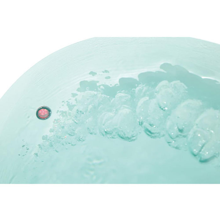 EAGO AM2130 66" Round Free Standing Acrylic Air Bubble Bathtub