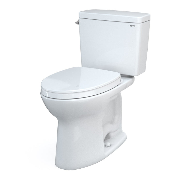 TOTO MS776124CEFG#01 Drake Elongated Two-Piece 1.28 GPF Toilet with SoftClose Seat, Washlet+ Ready