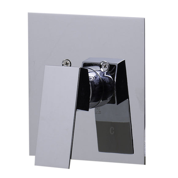 ALFI Brand AB5501-PC Polished Chrome Shower Valve Mixer with Square Lever Handle