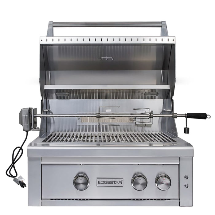 Edgestar GRL300IBLP 60000 BTU 30" Wide Liquid Propane Built-In Grill in Stainless Steel