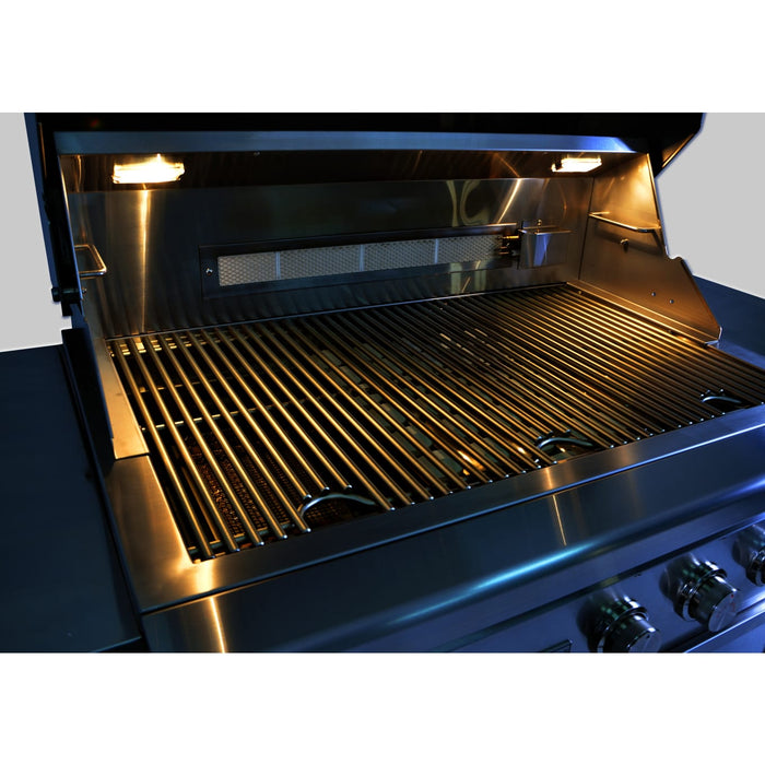 Edgestar GRL420IBBNG 89000 BTU 42" Wide Natural Gas Built-In Grill in Stainless Steel
