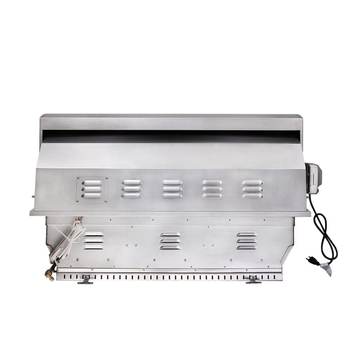 Edgestar GRL420IBBLP 89000 BTU 42" Wide Liquid Propane Built-In Grill in Stainless Steel