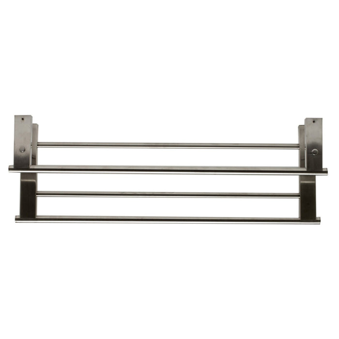 ALFI Brand AB9564-BN Brushed Nickel 26 inch Towel Bar & Shelf Bathroom Accessory