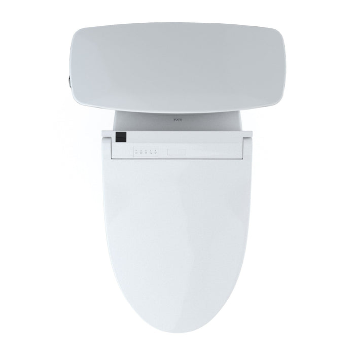 TOTO MW7863084CEG#01 Drake Washlet+ Two-Piece 1.28 GPF Toilet with C5 Bidet Seat
