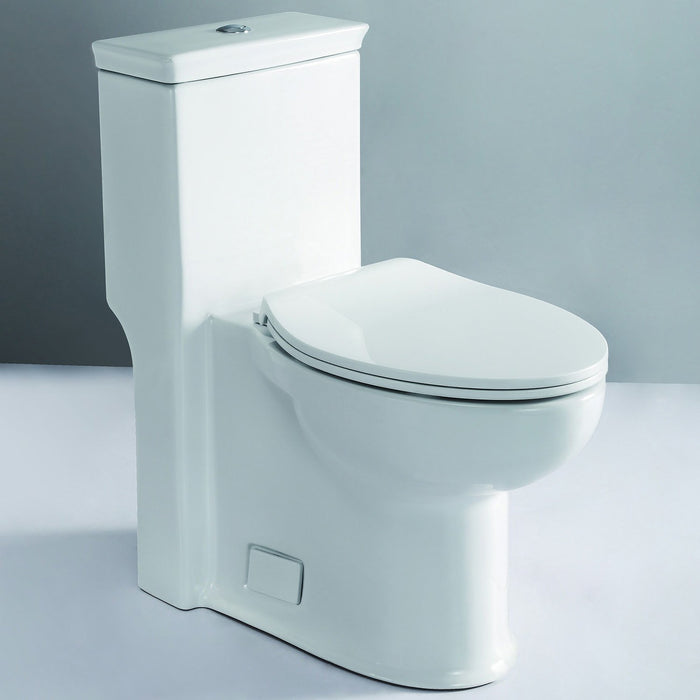 EAGO TB377 ADA Compliant One Piece Single Flush Toilet
