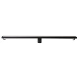 ALFI Brand ABLD36B-BM 36" Black Matte Stainless Steel Linear Shower Drain with Solid Cover