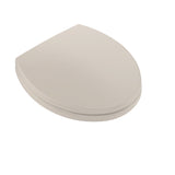 TOTO SS113#03 SoftClose Non Slamming, Slow Close Round Toilet Seat and Lid, Bone