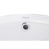 EAGO BA129 16" ROUND CERAMIC ABOVE MOUNT BATHROOM BASIN VESSEL Sink