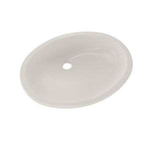 TOTO Dantesca Oval Undermount Bathroom Sink with CeFiONtect, Colonial White, SKU: LT597G#11