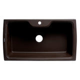 ALFI Brand AB3520DI-C Chocolate 35" Drop-In Granite Composite Kitchen Sink