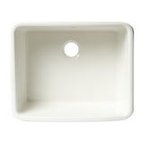 ALFI Brand AB507 White 20" Single Bowl Apron Fireclay Farmhouse Kitchen Sink