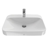 TOTO LT416G#01 Arvina 23" Vessel Bathroom Sink for Single Hole Faucets, Cotton White