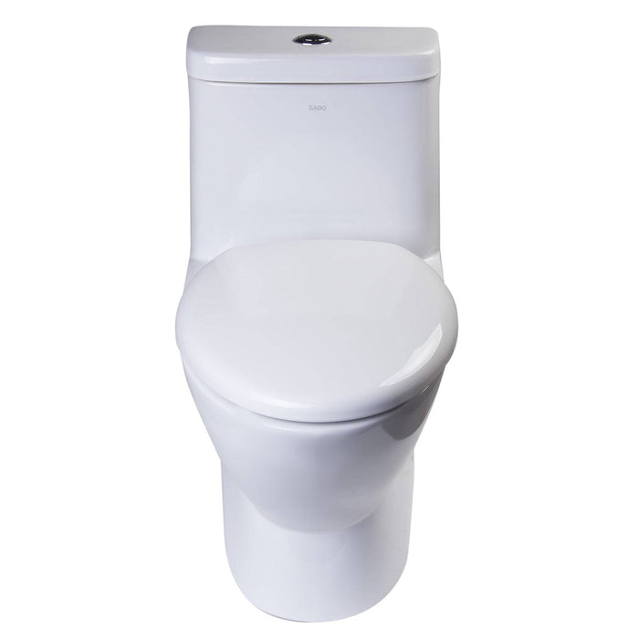 Eago TB346 Modern Dual Flush One Piece High Efficiency Low Flush Ceramic Toilet