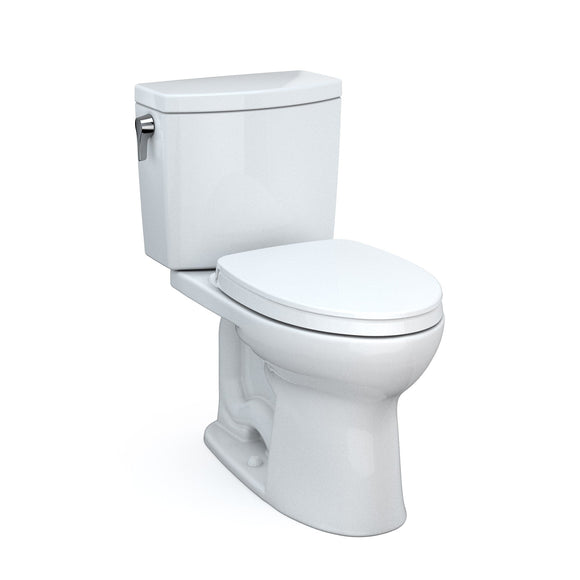 TOTO MS454124CUFG#01 Drake II 1G Two-Piece Elongated 1.0 GPF Toilet with SS124 SoftClose Seat