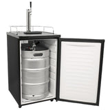 Edgestar KC2000A 20" Wide Kegerator and Keg Beer Cooler for Full Size Kegs in Black