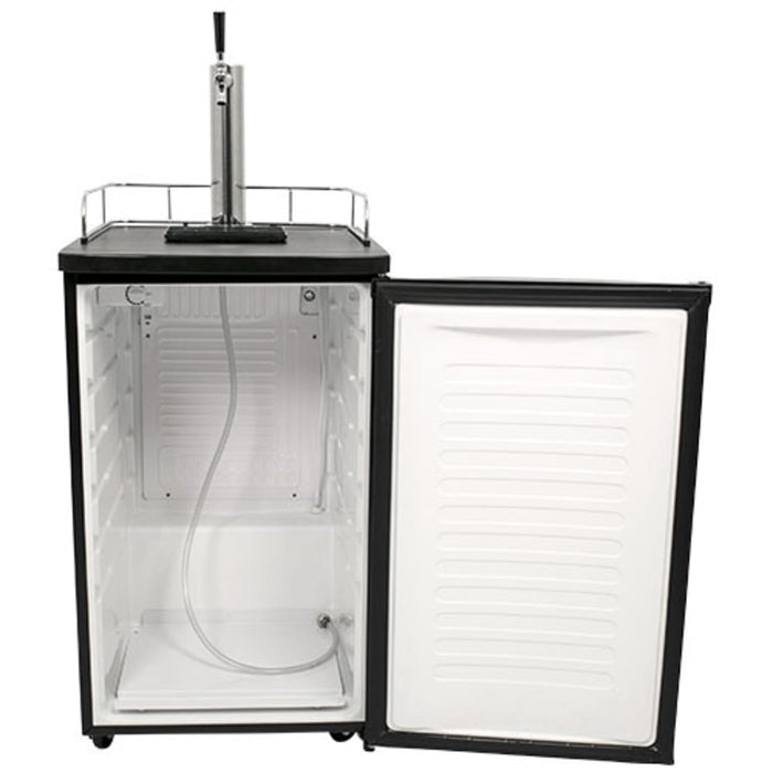 Edgestar KC2000A 20" Wide Kegerator and Keg Beer Cooler for Full Size Kegs in Black