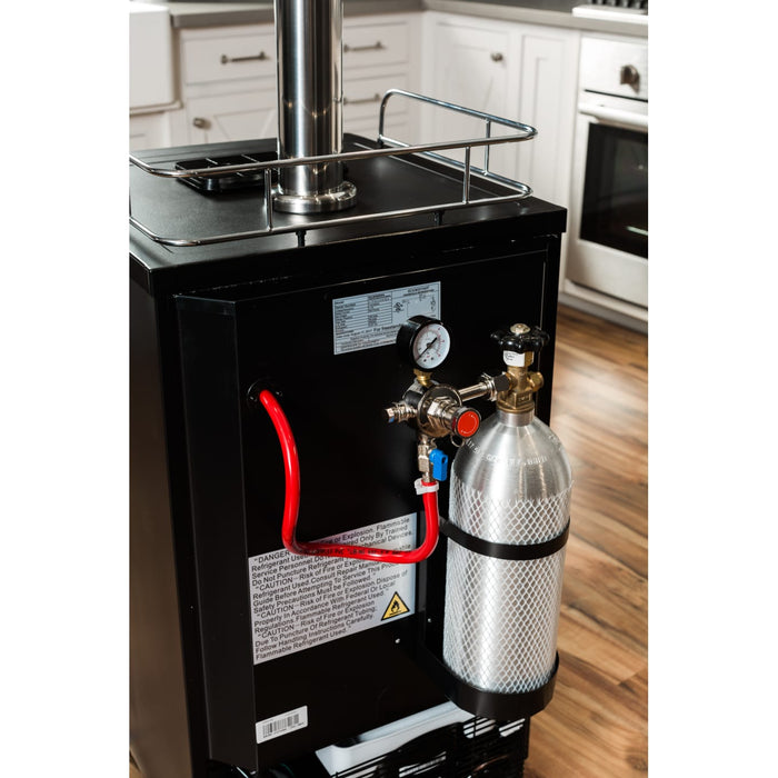 Edgestar KC2000SSA 20" Wide Kegerator and Keg Beer Cooler for Full Size Kegs in Stainless Steel