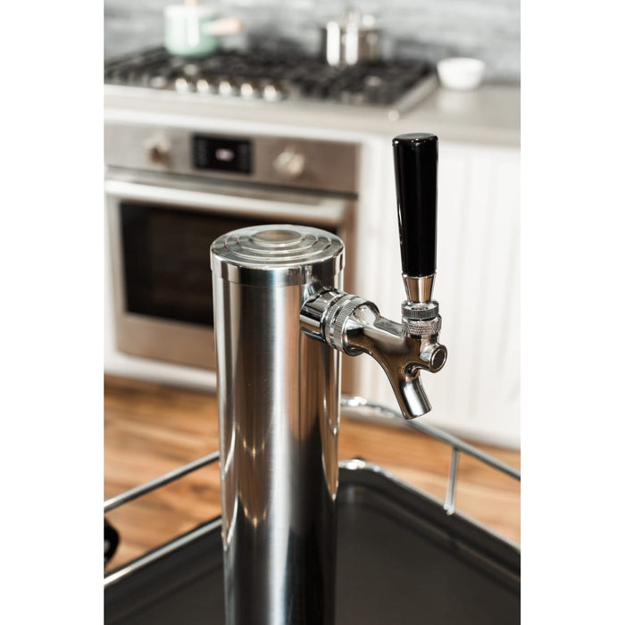 Edgestar KC2000SSA 20" Wide Kegerator and Keg Beer Cooler for Full Size Kegs in Stainless Steel