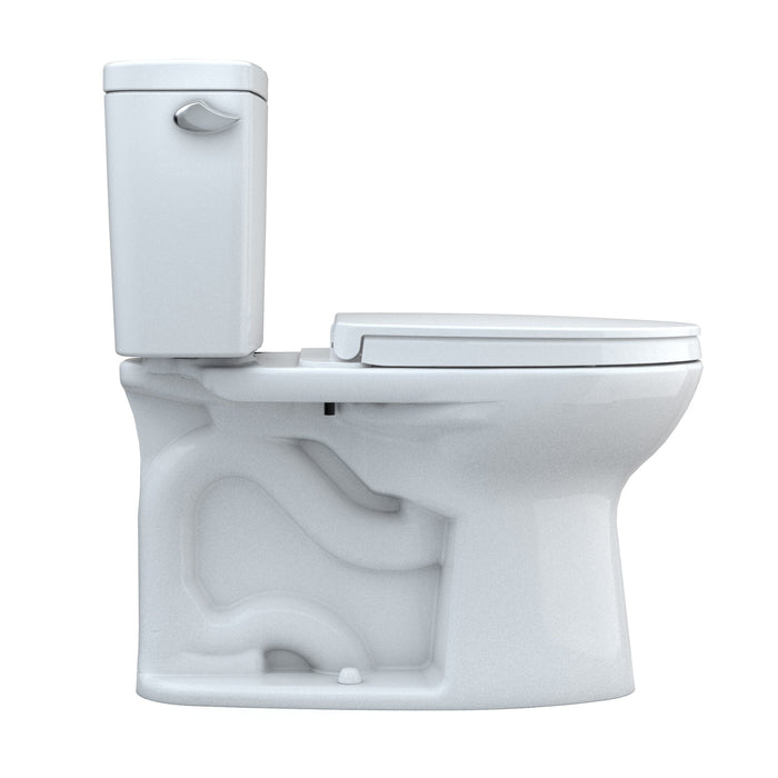 TOTO MS776124CEFG#01 Drake Elongated Two-Piece 1.28 GPF Toilet with SoftClose Seat, Washlet+ Ready