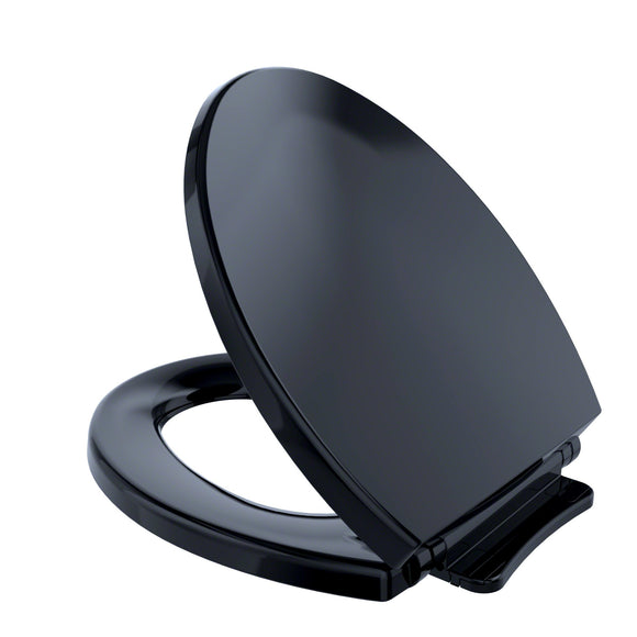 TOTO SoftClose Non Slamming, Slow Close Round Toilet Seat and Lid, Ebony, SKU: SS113#51