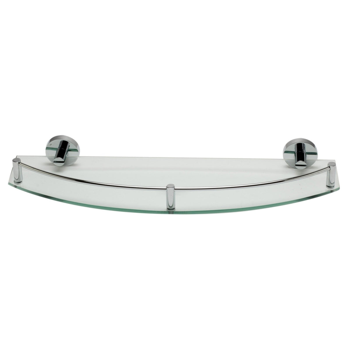 ALFI AB9547 Polished Chrome Wall Mounted Glass Shower Shelf Bathroom ...